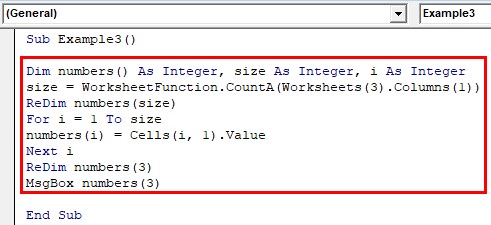 MsgBox numbers Examples3-1