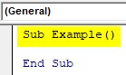 VBA Input Example1-1