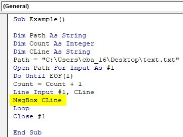 VBA Input Example1-10
