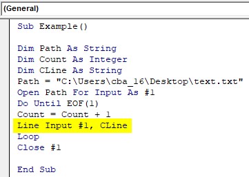VBA Input Example1-9