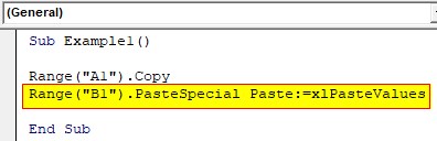 VBA PasteSpecial Example1-3