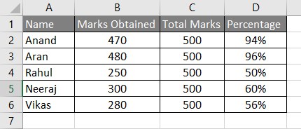 Students Table Example 5-3