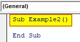 Subprocedure Example 2-1