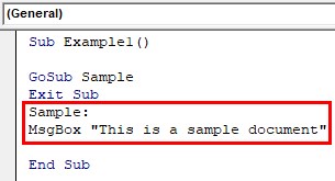 VBA Return Example 1-4