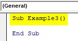 VBA Return Example 3-1