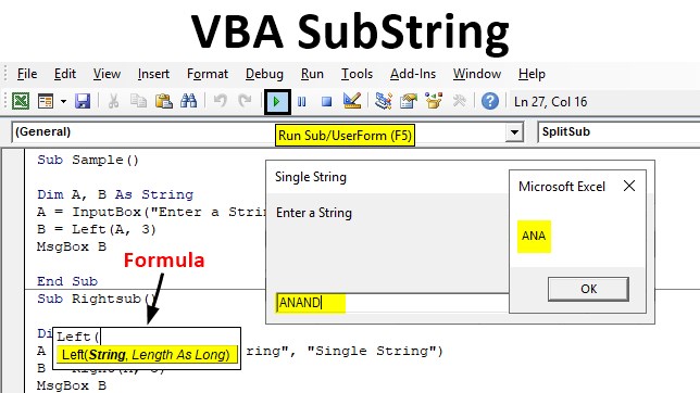 VBA SubString