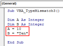 VBA Type Mismatch Example 3-3