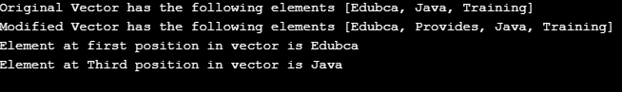 Vector in Java eg2