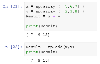What is Numpy in Python output 5