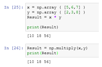 What is Numpy in Python output 7