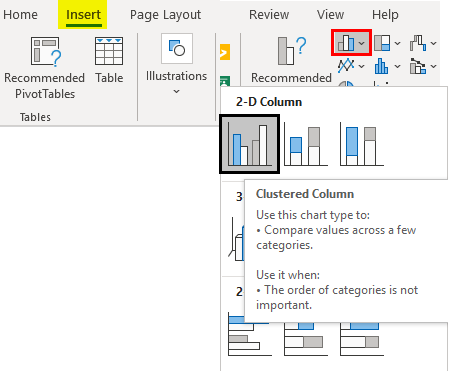 Thermometer Chart in Excel 1-4