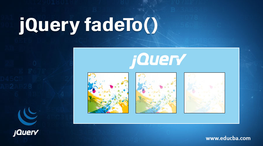 jQuery fadeTo()