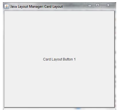 layaout manager in java 1