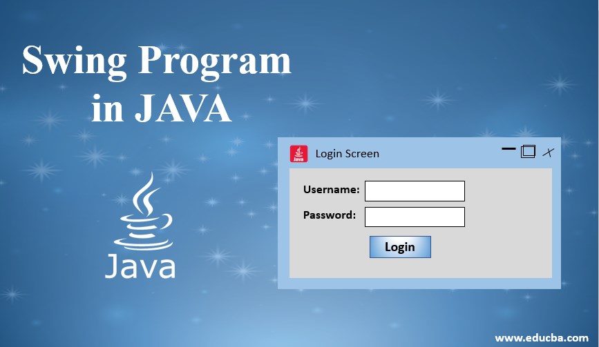swing program in java