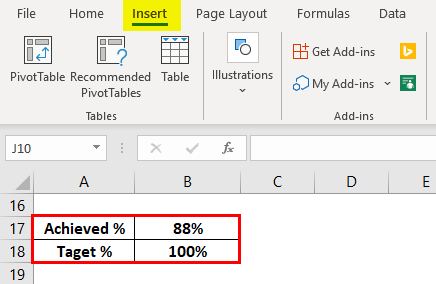 Thermometer Chart in Excel 1-3