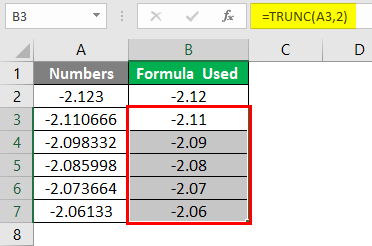 trunc excel 2-2