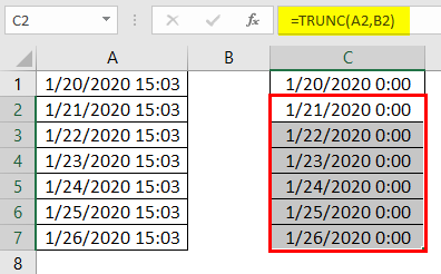 trunc excel 2-3