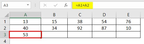Write Formula in Excel 2-3