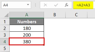 Write Formula in Excel 1-6