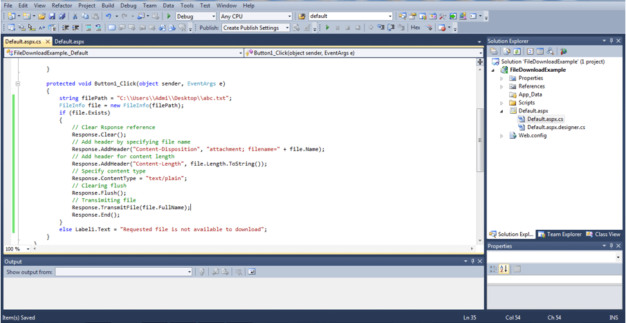 ASP.NET Download File 5