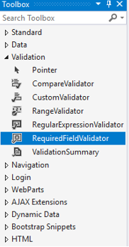 ASP.NET RequiredFieldValidator - 1