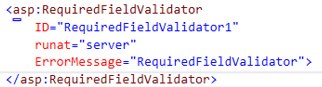 ASP.NET RequiredFieldValidator - 2