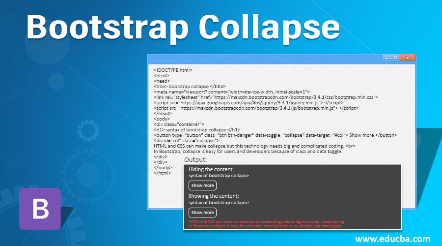 Bootstrap-Collapse