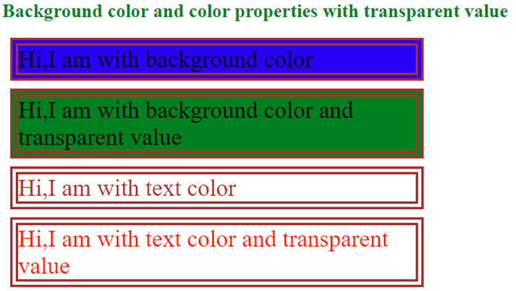 CSS Color transparent -example 1