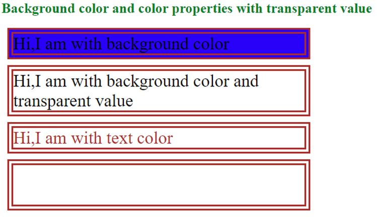 CSS Color transparent -example 1.1