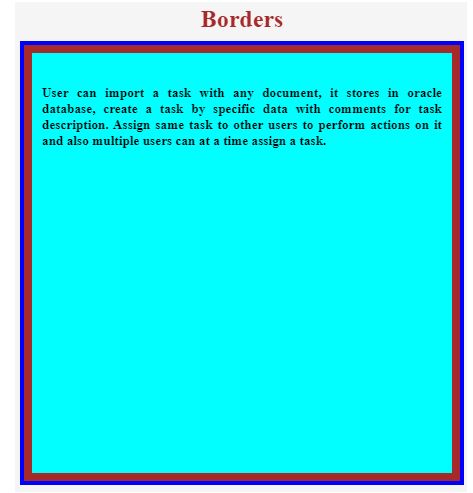 CSS Multiple Borders 1