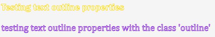 CSS Text Outline 1-2