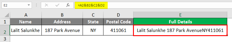 Insert Carriage Return in Excel 2-3