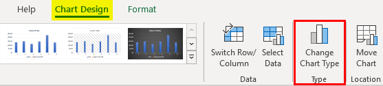 Chart Design - Change Chart Type