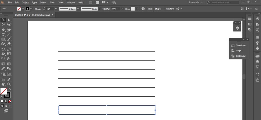 Create Table in Illustrator - 7