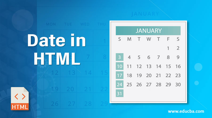 Date in HTML