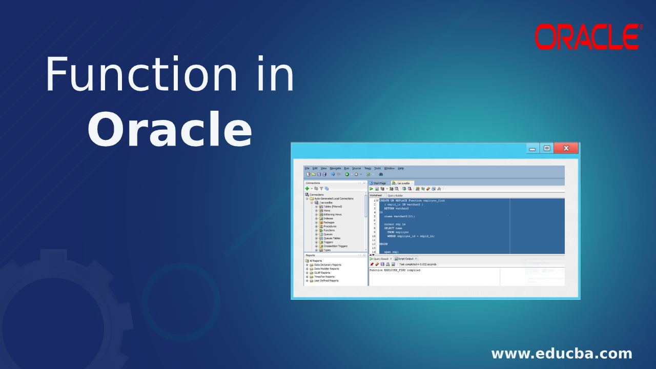 Function in Oracle
