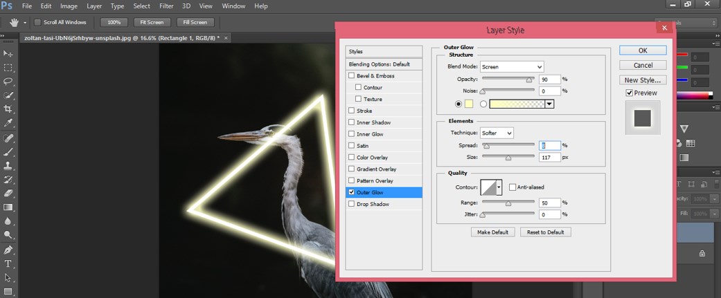 spread value and increase size