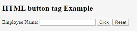 HTML Button Tag - 1