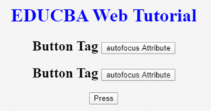 HTML Button Tag | Learn Attributes of HTML Button Tag