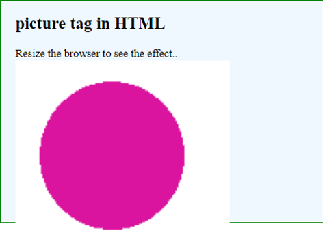 HTML Picture Tag Example 2
