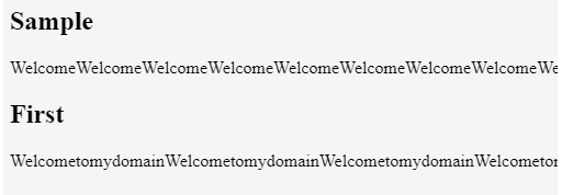 HTML Section vs Div Example1