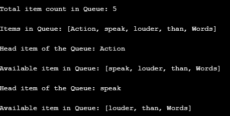 Java Queue Interface - 1