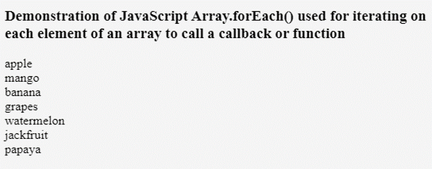 JavaScript Iterate Array-1.1