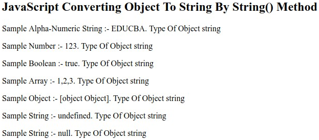 String()