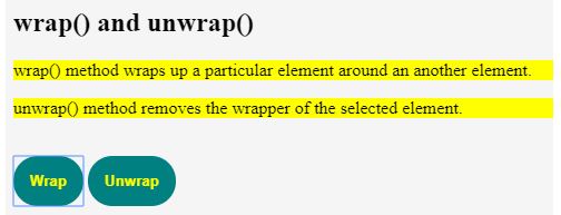 Jquery unwrap 8