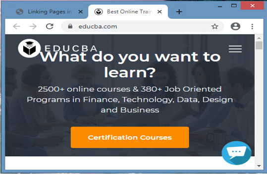 Linking Pages in HTML output 2.2
