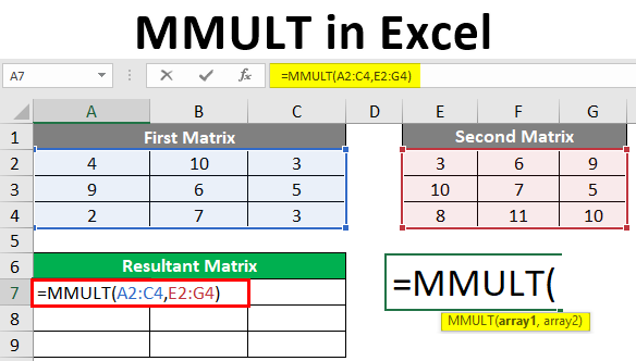 MMULT in Excel 