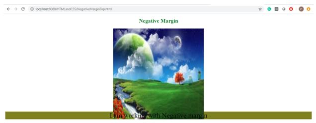 Negative margin in css 8