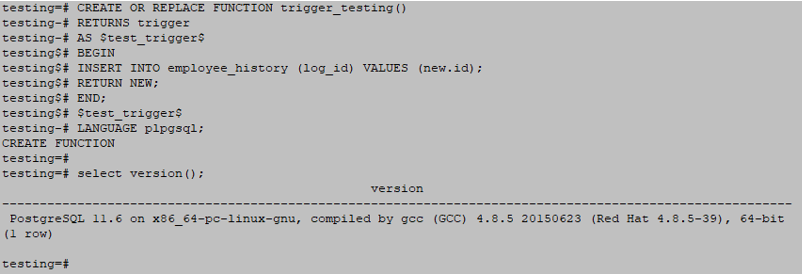 PostgreSQL Triggers output 2