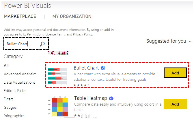 Power BI Bullet Chart Example 7